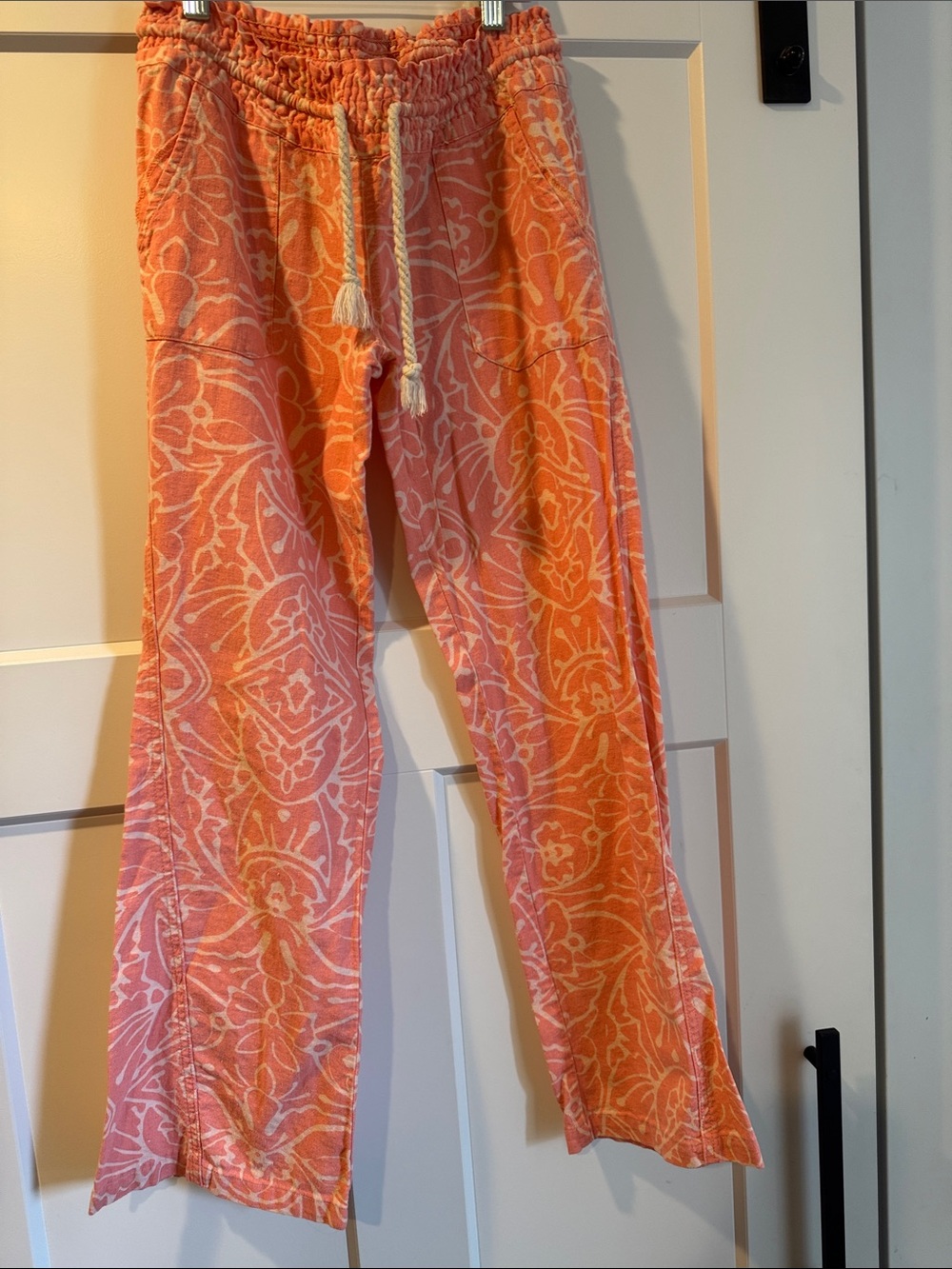 Roxy linen Patterned Lounge Pants